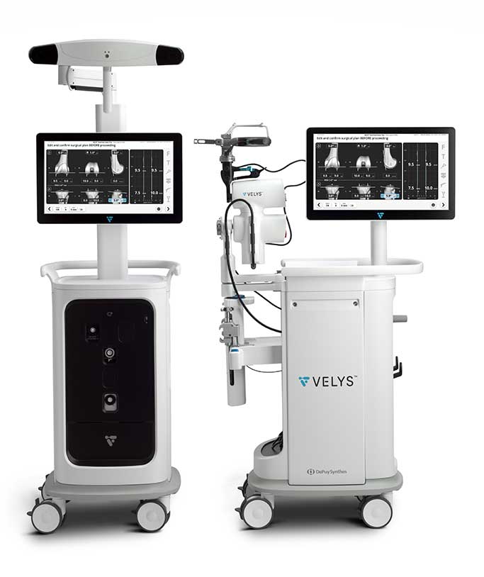 VELYS robotic-assisted knee replacement system used by Dr. Martin Jenter at InteGrowth Orthopedics